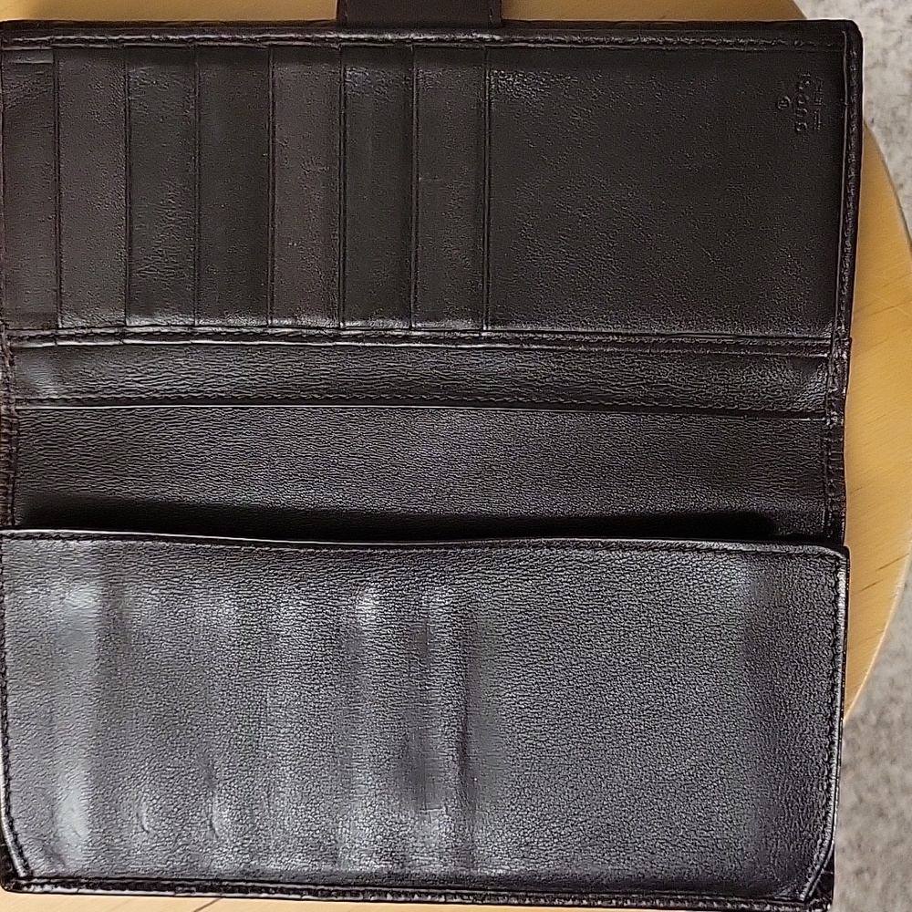 Authentic GUCCI Wallet Double Sided Wallet Ladies Heart Plat - Picture 5 of 8